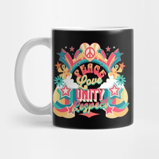 PEACE LOVE UNITY RESPECT - Vintage Steez Mug